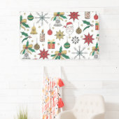 Uniek ontwerp voor kerstdoddles in de hand spandoek (Insitu)