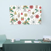 Uniek ontwerp voor kerstdoddles in de hand spandoek (Beurs)