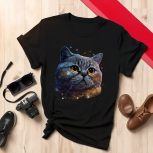 Uniek ontwerp voor Schattigee kleurrijke kattenlie T-shirt