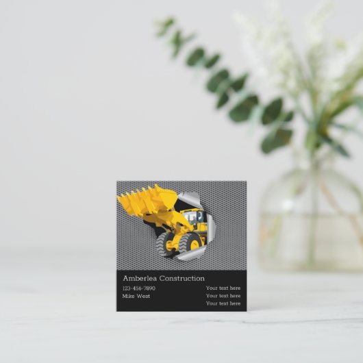 Uniek ontwerp voor Visitekaartjes voor koele const (Staand voorkant)