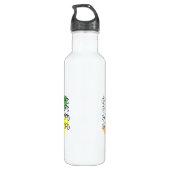 Uniek ontwerp voor wielriemen aluminium waterfles  (Achterkant)