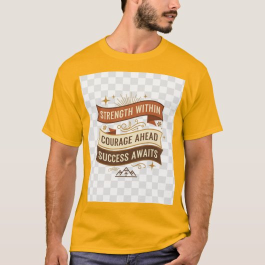 Uniek Ontwerpers T-Shirt (Voorkant)