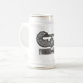 Uniek ontworpen 101e Airborne Divisie-cadeau Bierpul (Voorkant links)