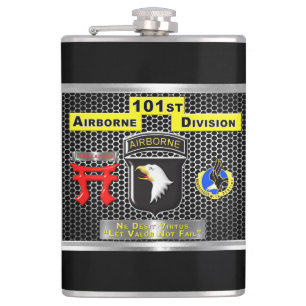 Uniek ontworpen 101e Airborne Divisie Cadeau Heupfles