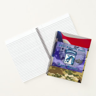 Uniek ontworpen XVIII Airborne Corps Gift Notitieboek
