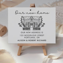 Uniek Onze Nieuwe Huis Nieuwe Adres Verhuisaankond