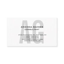 Uniek origineel klassiek grijs monogram wit