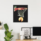 Uniek Origineel Kwaliteit Basketbal Poster (Thuiskantoor)
