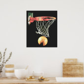 Uniek Origineel Kwaliteit Basketbal Poster (Keuken)