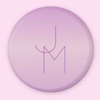Uniek Overlappend Monogram | Zacht Lavendel Roze