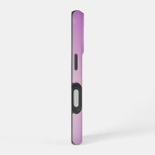 Uniek overlappend monogram | Zacht lavendelroze iPhone 16 Hoesje (Rechterkant)