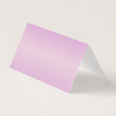 Uniek overlappend monogram | Zacht lavendelroze Kaart (Achterkant)