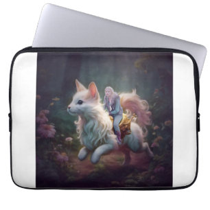 Uniek paardrijden meisje laptop sleeve