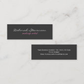 Uniek Paars grijs dubbelzijdig Visitekaartje (Voorkant / Achterkant)