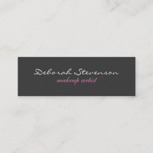 Uniek Paars grijs dubbelzijdig Visitekaartje