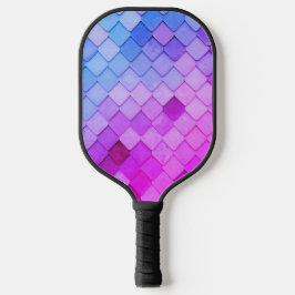 Uniek Paars roze teile patroon Pickleball Paddle