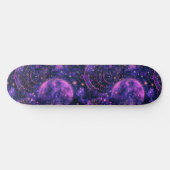 Uniek Paarse Astrologie Design Skateboard (Horizontaal)
