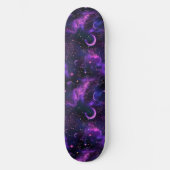 Uniek Paarse Astrologie Design Skateboard (Voorkant)