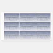 Uniek Paarse grijs wit waterdicht Labels (Vel)