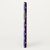 Uniek Paarse patroon Case-Mate iPhone Case (Achterkant / rechts)