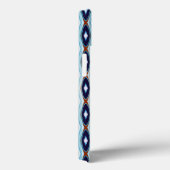 Uniek Paarse patroon Case-Mate iPhone Case (Achterkant / Rechts)