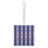 Uniek Paarse patroon Ornament (Rechts)