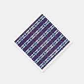 Uniek Paarse patroon Servetten (Hoek)