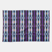 Uniek Paarse patroon Theedoek (Horizontaal)