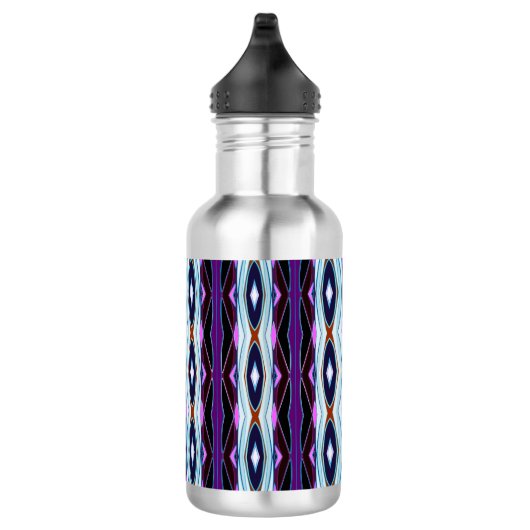Uniek Paarse patroon Waterfles (Rechts)