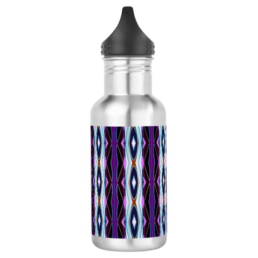 Uniek Paarse patroon Waterfles (Links)