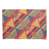 Uniek Pan-Afrikaans kleurrijk driehoekspatroon Kussensloop (Voorkant)