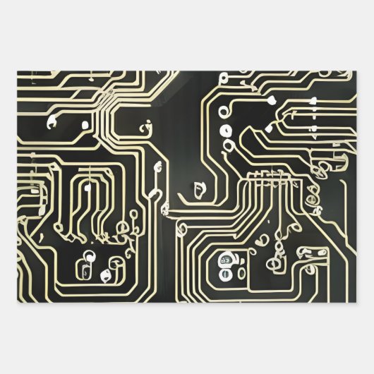 Uniek passend papier voor het oppakken van cirkels inpakpapier vel (Voorkant 3)