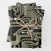 Uniek passend papier voor het oppakken van cirkels inpakpapier vel (In situ)