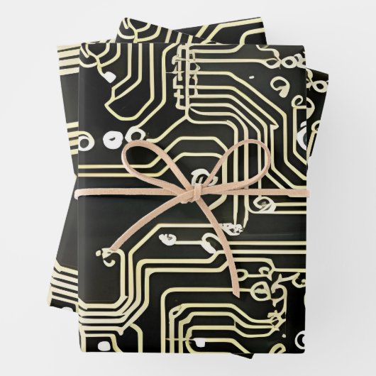 Uniek passend papier voor het oppakken van cirkels inpakpapier vel (In situ)