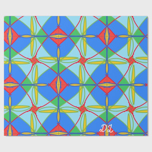 Uniek patroon Abstract inpakpapier (Vlak)