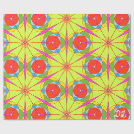 Uniek patroon Abstract inpakpapier