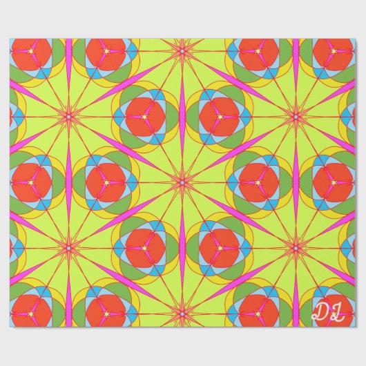 Uniek patroon Abstract inpakpapier (Vlak)