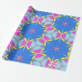 Uniek patroon Abstract inpakpapier (Uitgerold)