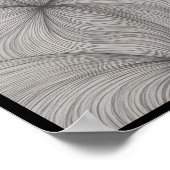 Uniek patroon met behulp van lijnen poster (Hoek)