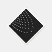 Uniek patroon met uw logo/afgebeelde afbeelding servet (Hoek)