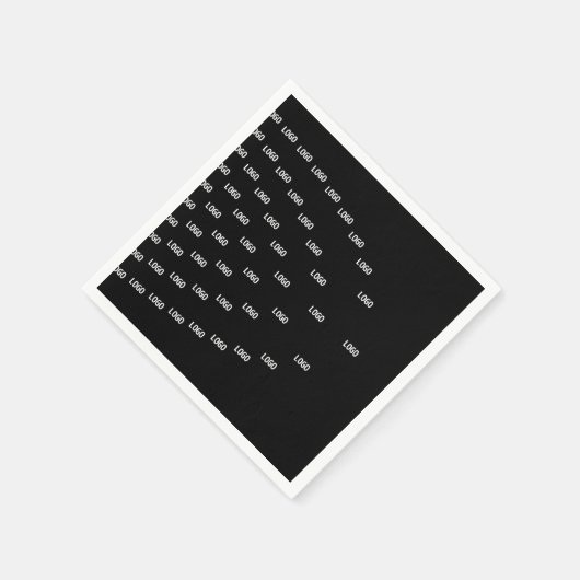 Uniek patroon met uw logo/afgebeelde afbeelding servet (Hoek)