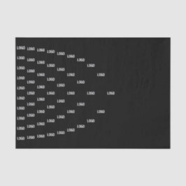 Uniek patroon met uw logo/geüpload beeld tissuepapier
