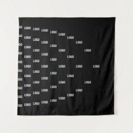 Uniek patroon met uw logo/geüpload beeld wandkleed