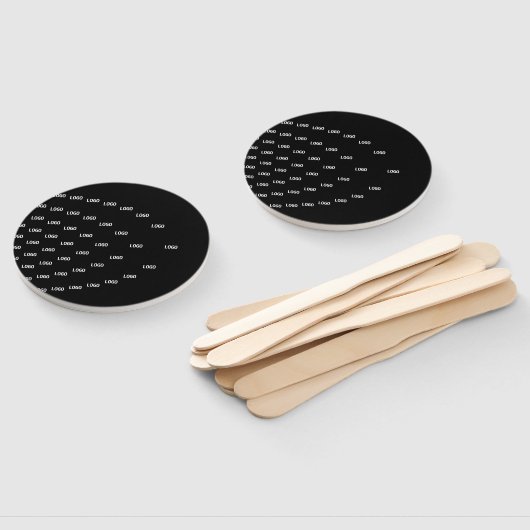 Uniek patroon met uw Logo / geüploade Afbeelding Handwaaier (Niet-gemonteerd)