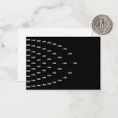 Uniek patroon met uw Logo / geüploade Afbeelding Notitiekaartje (Voorkant / Achterkant in situ)