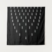 Uniek patroon met uw Logo / geüploade Afbeelding Wandkleed (Voorkant (horizontaal))