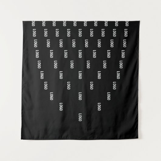 Uniek patroon met uw Logo / geüploade Afbeelding Wandkleed (Voorkant (horizontaal))