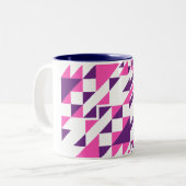 uniek patroon ontwerp mok (Voorkant links)