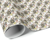 Uniek patroon van het steampunk-oppervlak door Lea Cadeaupapier (Rol Hoek)