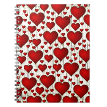 Uniek patroon van rode harten